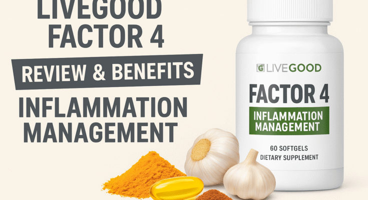 LiveGood Factor 4 Review – Natural Inflammation Support for Better Health