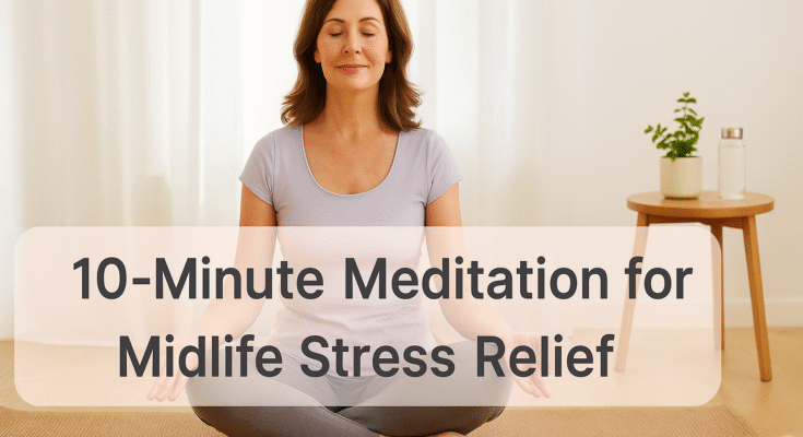 10-Minute Meditation for Midlife Stress Relief