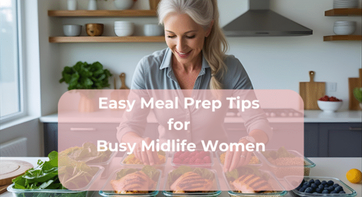 Easy Meal Prep Tips for Busy Midlife Women