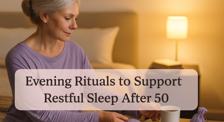 Evening Rituals to Support Restful Sleep After 50