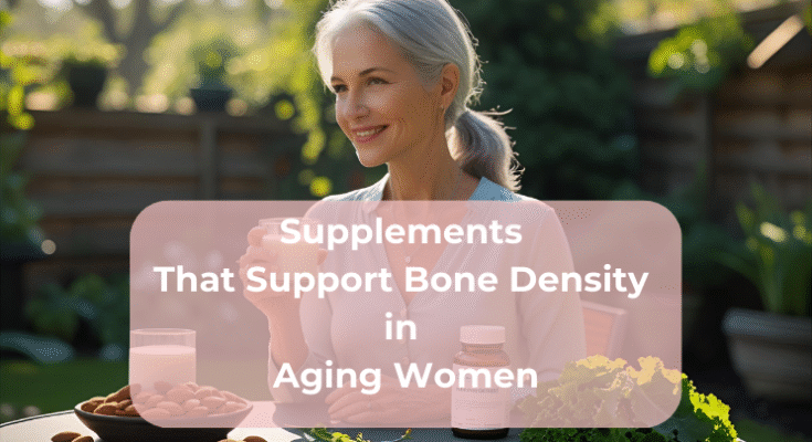 Supplements That Support Bone Density in Aging Women