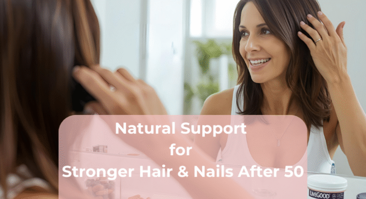 Natural Support for Stronger Hair & Nails After 50