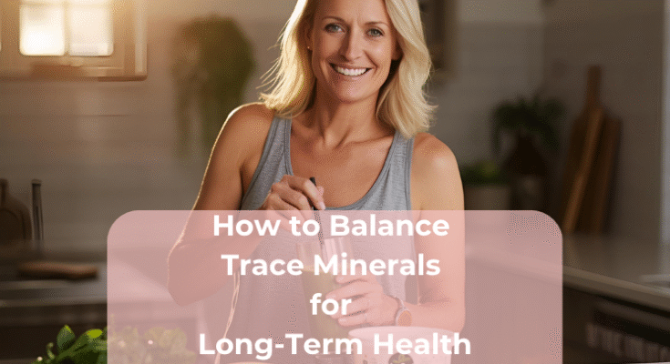 How to Balance Trace Minerals for Long-Term Health How to Balance Trace Minerals for Long-Term Health