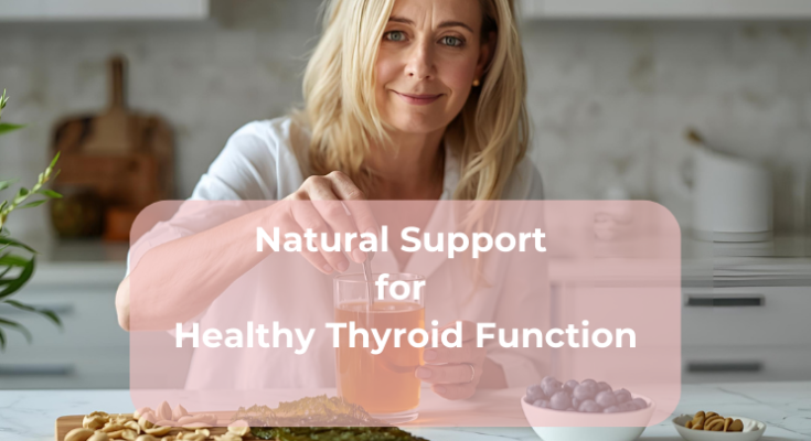 Natural Support for Healthy Thyroid Function Natural Support for Healthy Thyroid Function