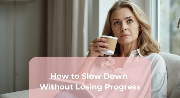 How to Slow Down Without Losing Progress