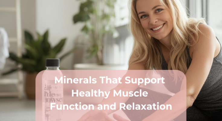 Minerals That Support Healthy Muscle Function and Relaxation Minerals That Support Healthy Muscle Function and Relaxation