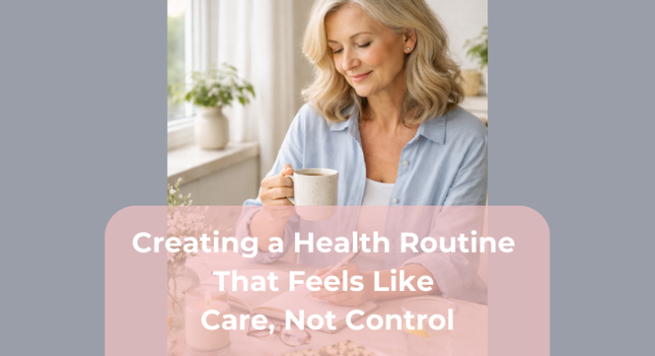 Creating a Health Routine That Feels Like Care, Not Control