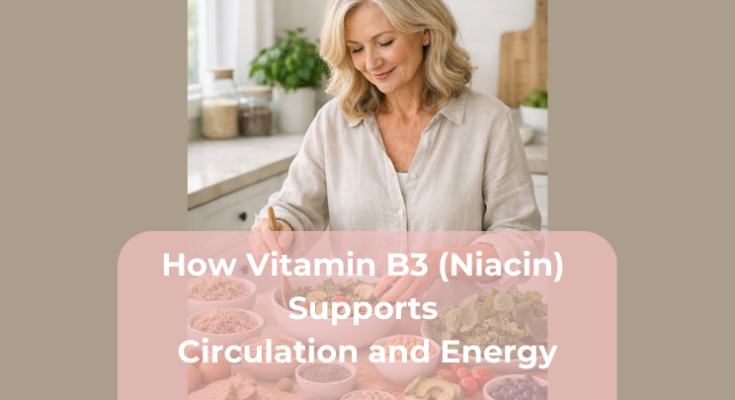 How Vitamin B3 (Niacin) Supports Circulation and Energy How Vitamin B3 (Niacin) Supports Circulation and Energy