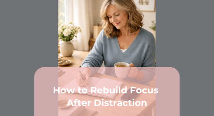 How to Rebuild Focus After Distraction