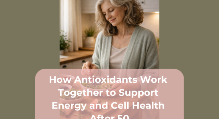 How Antioxidants Work Together to Support Energy and Cell Health After 50 How Antioxidants Work Together to Support Energy and Cell Health After 50