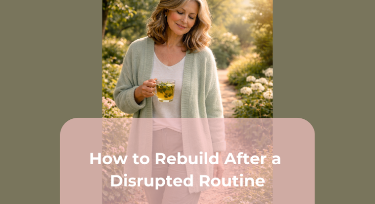 How to Rebuild After a Disrupted Routine How to Rebuild After a Disrupted Routine