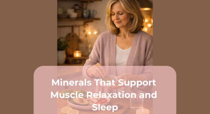 Minerals That Support Muscle Relaxation and Sleep Minerals That Support Muscle Relaxation and Sleep