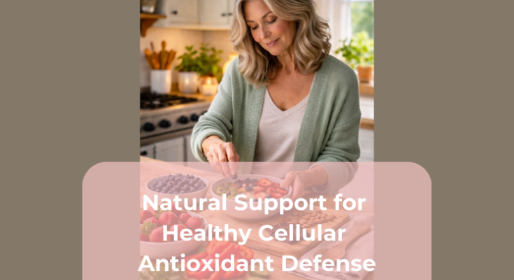 Natural Support for Healthy Cellular Antioxidant Defense Natural Support for Healthy Cellular Antioxidant Defense