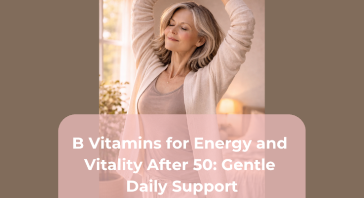 B Vitamins for Energy and Vitality After 50: Gentle Daily Support B Vitamins for Energy and Vitality After 50: Gentle Daily Support