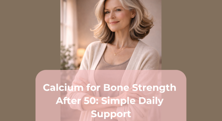 Calcium for Bone Strength After 50: Simple Daily Support