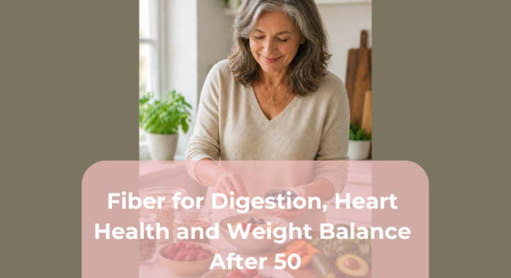 Fiber for Digestion, Heart Health and Weight Balance After 50