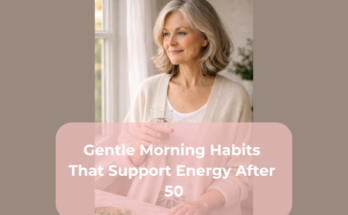 Gentle Morning Habits That Support Energy After 50