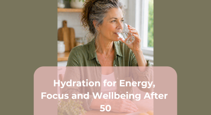 Hydration for Energy, Focus and Wellbeing After 50