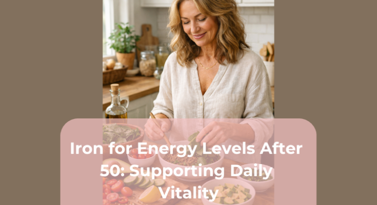 Iron for Energy Levels After 50: Supporting Daily Vitality