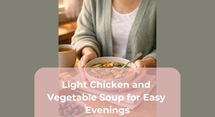 Light Chicken and Vegetable Soup for Easy Evenings Light Chicken and Vegetable Soup for Easy Evenings