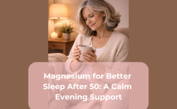 Magnesium for Better Sleep After 50: A Calm Evening Support