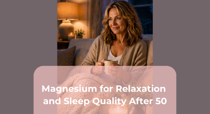 Magnesium for Relaxation and Sleep Quality After 50