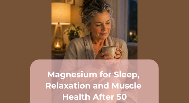 Magnesium for Sleep, Relaxation and Muscle Health After 50