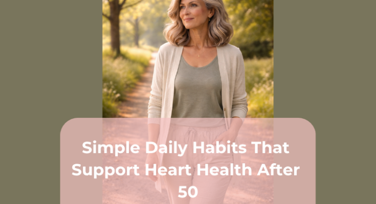 Simple Daily Habits That Support Heart Health After 50
