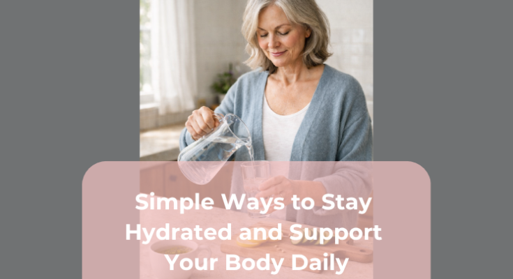 Simple Ways to Stay Hydrated and Support Your Body Daily Simple Ways to Stay Hydrated and Support Your Body Daily