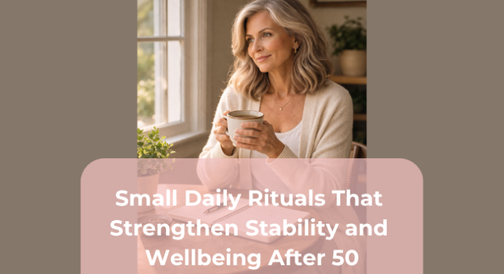 Small Daily Rituals That Strengthen Stability and Wellbeing After 50