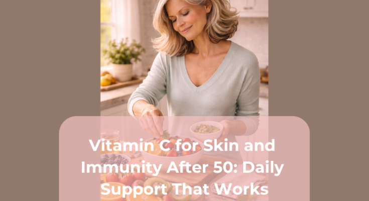 Vitamin C for Skin and Immunity After 50: Daily Support That Works