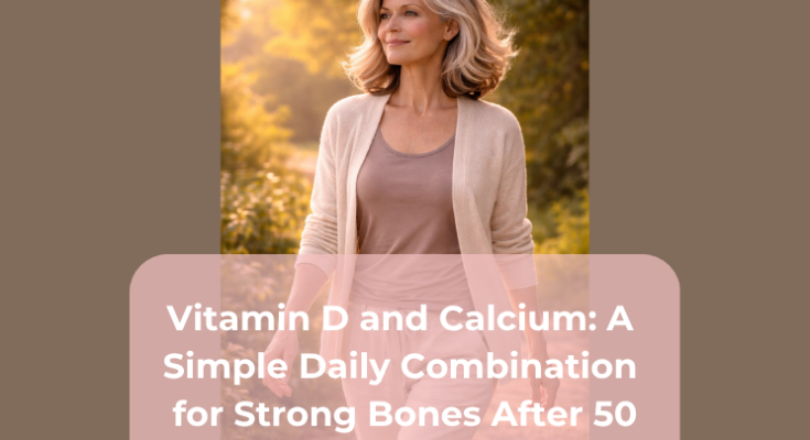Vitamin D and Calcium: A Simple Daily Combination for Strong Bones After 50