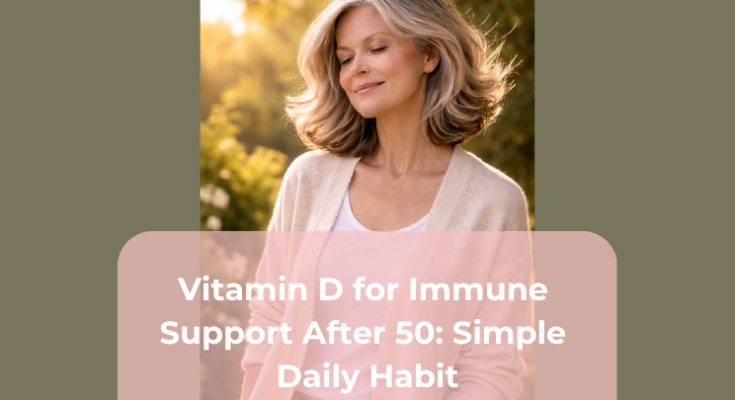 Vitamin D for Immune Support After 50: Simple Daily Habit Vitamin D for Immune Support After 50: Simple Daily Habit