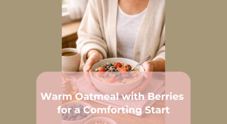 Warm Oatmeal with Berries for a Comforting Start Warm Oatmeal with Berries for a Comforting Start