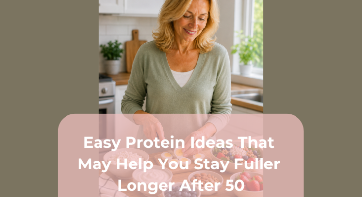 Easy Protein Ideas That May Help You Stay Fuller Longer After 50