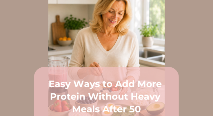 Easy Ways to Add More Protein Without Heavy Meals After 50