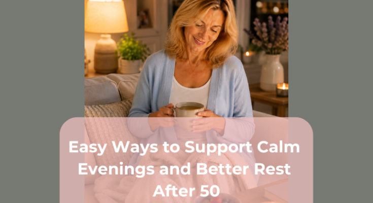 Easy Ways to Support Calm Evenings and Better Rest After 50 Easy Ways to Support Calm Evenings and Better Rest After 50