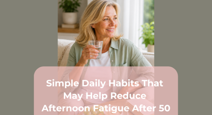 Simple Daily Habits That May Help Reduce Afternoon Fatigue After 50