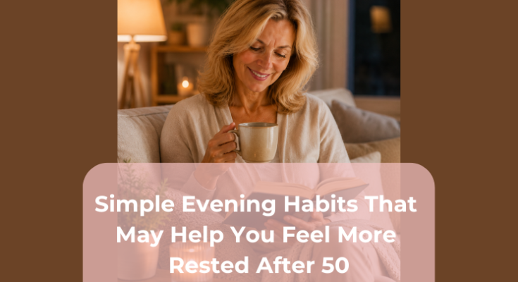 Simple Evening Habits That May Help You Feel More Rested After 50 Simple Evening Habits That May Help You Feel More Rested After 50