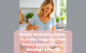 Simple Hydration Habits That May Help You Feel Better During Warm Weather After 50