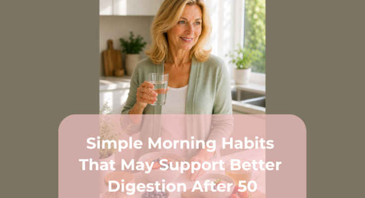 Simple Morning Habits That May Support Better Digestion After 50