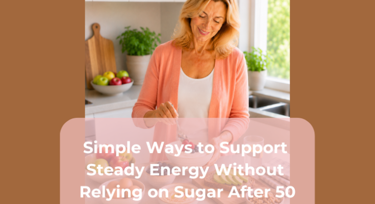 Simple Ways to Support Steady Energy Without Relying on Sugar After 50