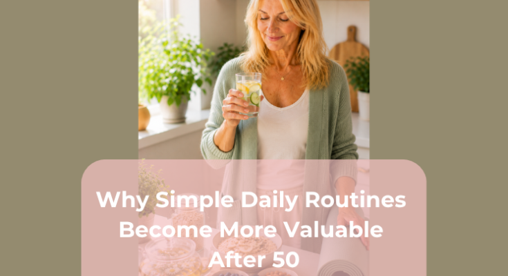 Why Simple Daily Routines Become More Valuable After 50 Why Simple Daily Routines Become More Valuable After 50